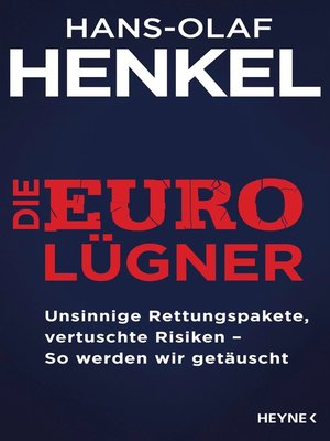 cover image of Die Euro-Lügner